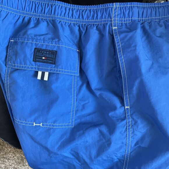 Vintage Tommy Hilfiger Bathing Suit Swim shorts Trunks XXL EUC Swim Swimming - Picture 9 of 10